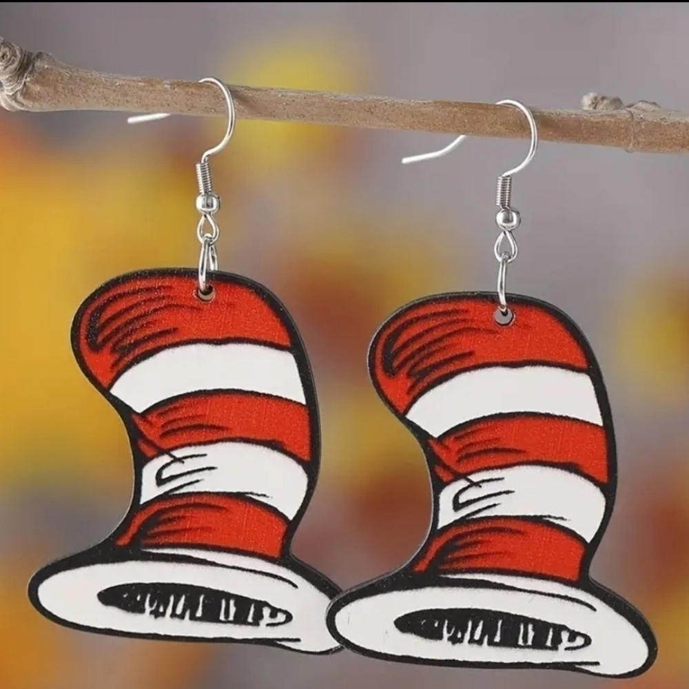 Dr Seuss earrings